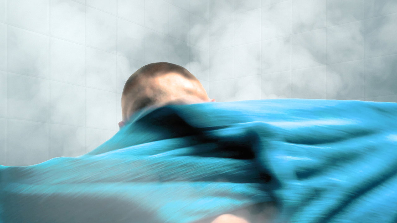 Homme au bain