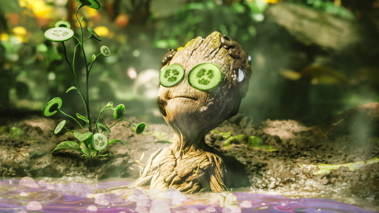 L'Instant détente de Groot