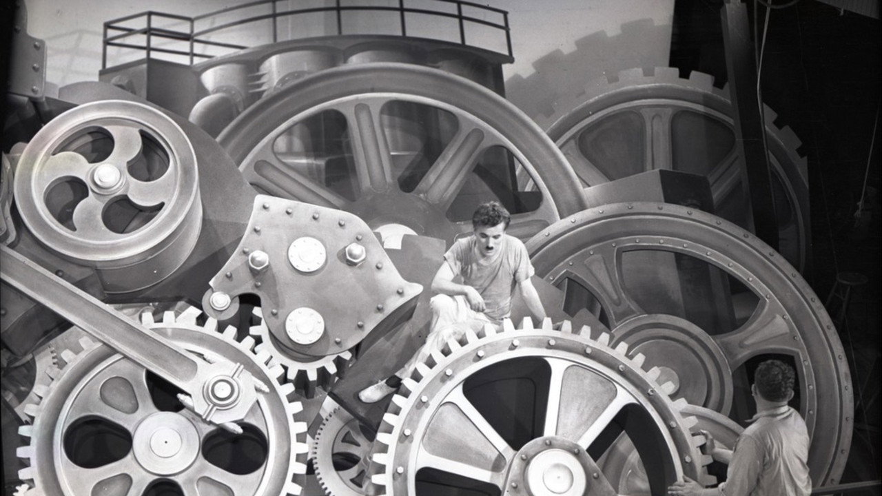 Chaplin et Les temps modernes, La voie du silence