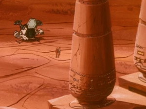 Le Capitaine Flam fend l'espace