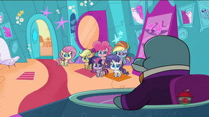 Rarity, star de la télé / Fluttershy championne