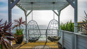 Une maison sur la plage de Malibu