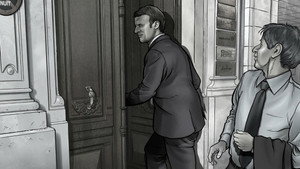 Le Monde, Macron agent double