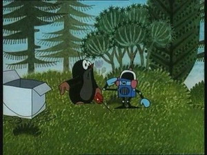 Taupek et le robot