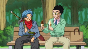 Master and Pupil Reunited! Gohan and "Future" Trunks!