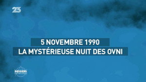 5 Novembre 1990 : La mystérieuse nuit des OVNI
