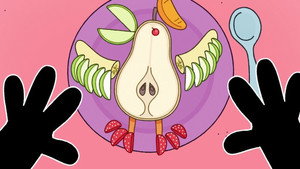 La vilaine poule géante