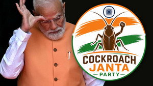 Cockroach Party Challenges India's Government