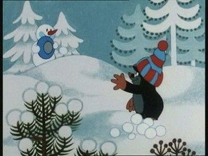 Taupek et le bonhomme de neige