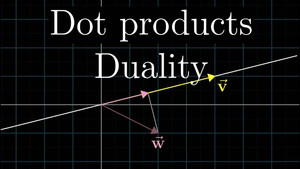 Dot products and duality