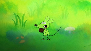 Une souris verte