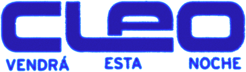 Cleo vendrá esta noche logo
