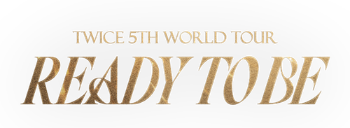 TWICE 5TH WORLD TOUR 'READY TO BE' in JAPAN logo