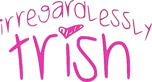 Irregardlessly Trish logo