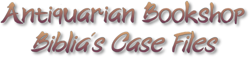 Antiquarian Bookshop Biblia's Case Files logo