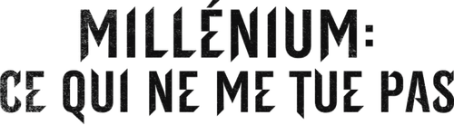 Millénium : Ce qui ne me tue pas logo