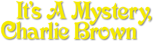 C’est un mystère, Charlie Brown logo