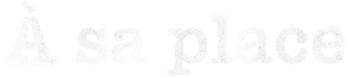 À sa place logo