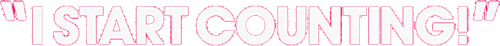 I Start Counting logo