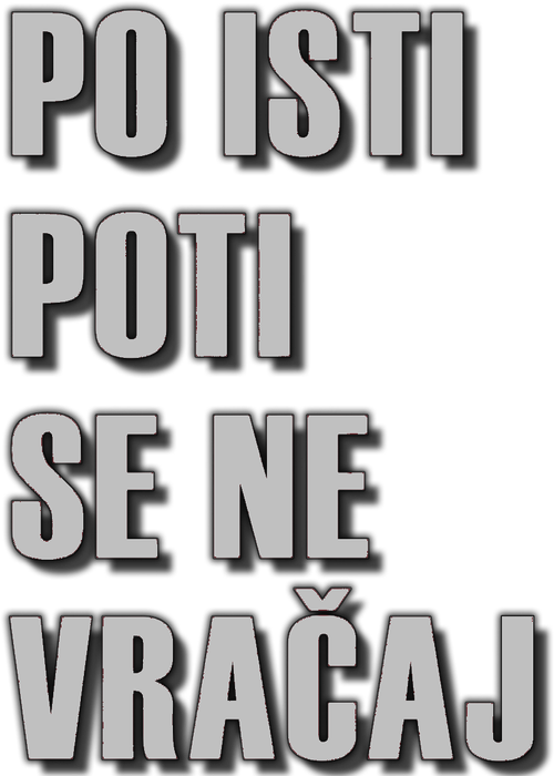 Don't Come Back by the Same Way logo