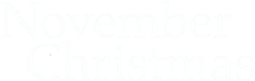 November Christmas logo