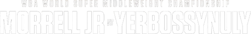 David Morrell Jr. vs. Aidos Yerbossynuly logo