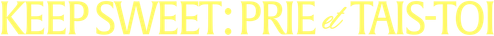 Keep Sweet : Prie et tais-toi logo