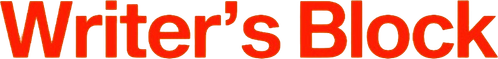 Writer's block logo