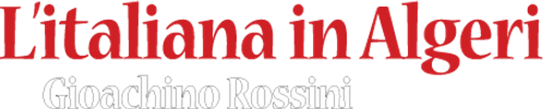 Rossini: L'italiana in Algeri logo
