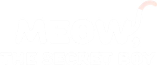 Meow, the Secret Boy logo