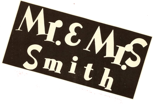 Mr. & Mrs. Smith logo