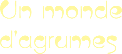 Un monde d'agrumes logo