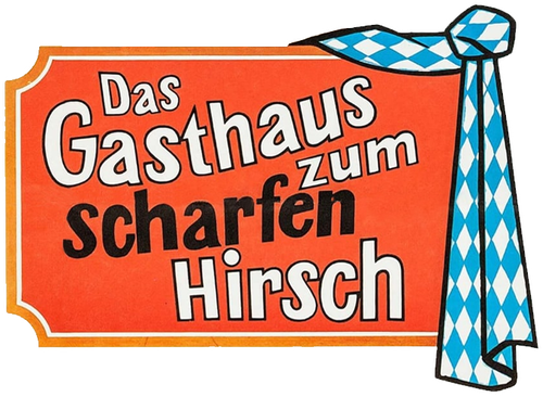 Im Gasthaus zum scharfen Hirschen logo