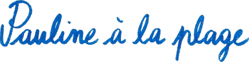 Pauline à la plage logo