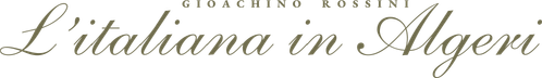 Gioachino Rossini - L'Italienne à Alger logo