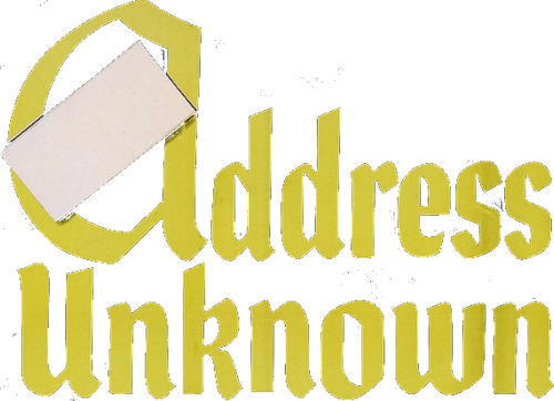 Address Unknown logo