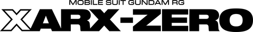 機動戦士ガンダムRG XARX-ZERO logo