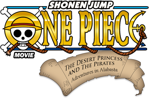 One Piece, film 8, Épisode d'Alabasta : La Princesse du désert et les pirates logo