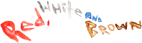 Russell Peters: Red, White and Brown logo
