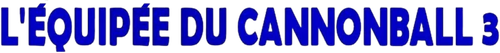 L'Équipée du Cannonball 3 logo