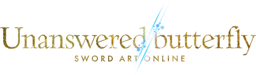 Unanswered//butterfly logo