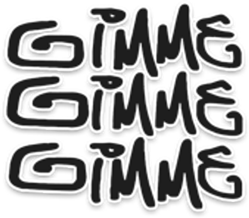 Gimme Gimme Gimme logo