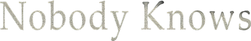 아무도 모른다 logo