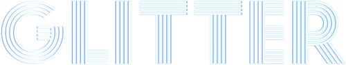 Glitter logo