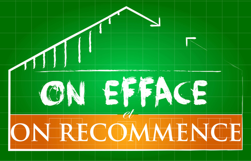 On efface et on recommence logo