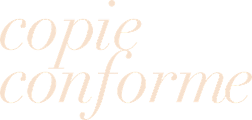 Copie conforme logo
