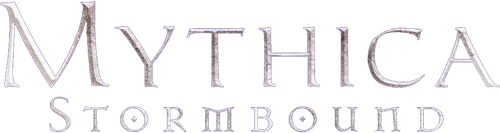 Mythica: Stormbound logo