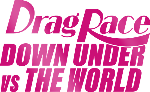 Drag Race Down Under vs The World logo