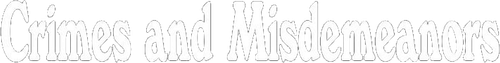 Crimes and Misdemeanors logo