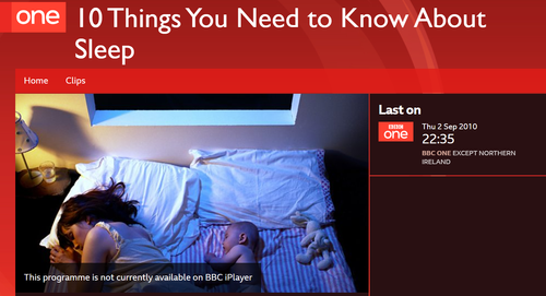 10 Things You Need to Know About Sleep logo